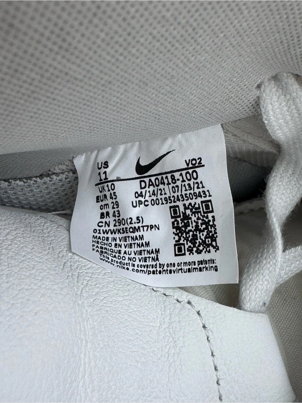 Mens Boots Nike Air Force 1 High 'Summit White Light Bone'